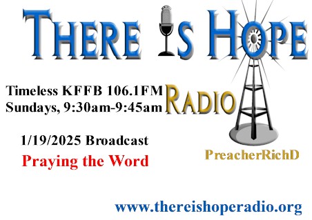 praying the wortd there is hope radio standing gap preacherrichd